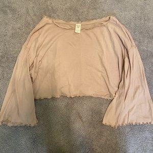 Free People Cropped Long Sleeve